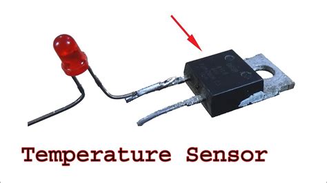 Make a Temperature sensor using diode, diy ptc thermistor resistor - YouTube