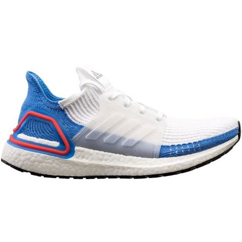 adidas Ultra Boost 19 - Footwear White/Blue Woman | www.unisportstore.com