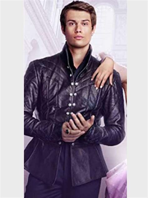 Cinderella Nicholas Galitzine Leather Jacket - New American Jackets