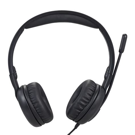 onn. USB On-Ear Stereo Headset with Rotating Boom Microphone - Walmart.com