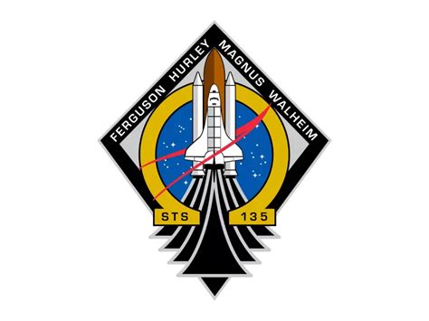 STS-135 Mission Patch Logo PNG vector in SVG, PDF, AI, CDR format