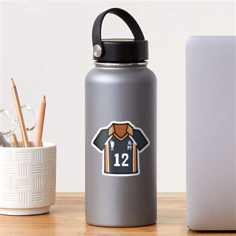 Haikyuu 』Tadashi Yamaguchi Karasuno #12 Jersey" Sticker for Sale by universaby | Redbubble