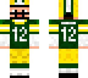 go pack go (aaron rodgers) go pack go | Minecraft Skin