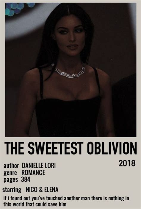 The Sweetest Oblivion Book Aesthetic | Book posters, Dark romance books ...