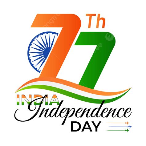 India Independence Day 77th Year Celebration Vector, 15 August, Independence Day, India PNG and ...