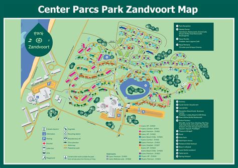 // Village map of Center Parcs Park Zandvoort ParkExplorer