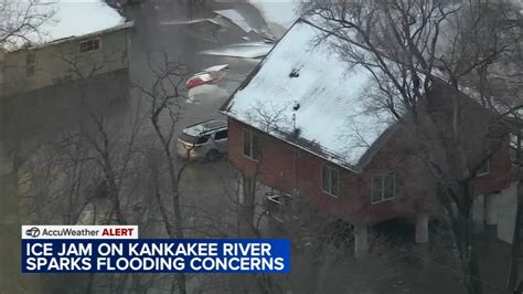 Flood Warning near me: Kankakee River ice jam causes floodwaters to ...