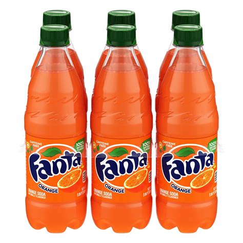 Fanta Orange Soda 6 Pack 6 ct; 16.9 fl oz | Shipt