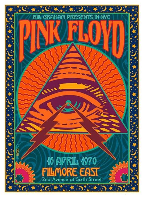 PINK FLOYD at the Fillmore East 1989 | Affiche imprimée, Affiche de ...