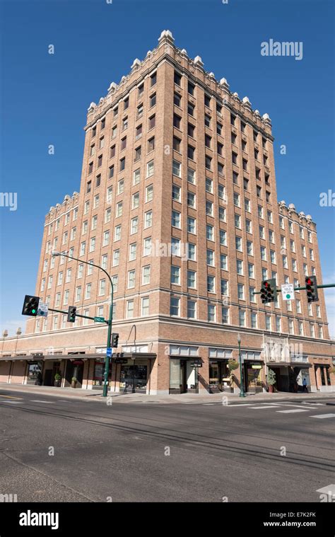 The historic Marcus Whitman Hotel in downtown Walla Walla, Washington Stock Photo - Alamy