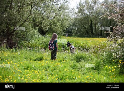 Children playing in nature Stock Photo - Alamy