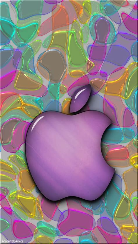 Melted Glass Apple-02 640 x 1136 Wallpapers available for free download. | Apple logo wallpaper ...