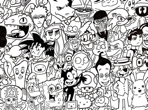 90s Nick Cartoons Coloring Pages