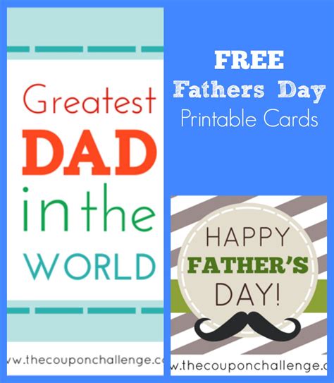 These Cute Fathers Day Cards to Print Are Dad Approved