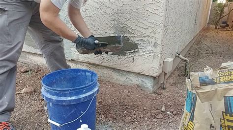 The basics of stucco repair. - YouTube