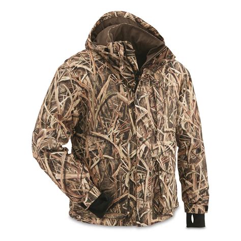 Guide Gear Men's Waterfowl Jacket - 699267, Camo Jackets at Sportsman's Guide