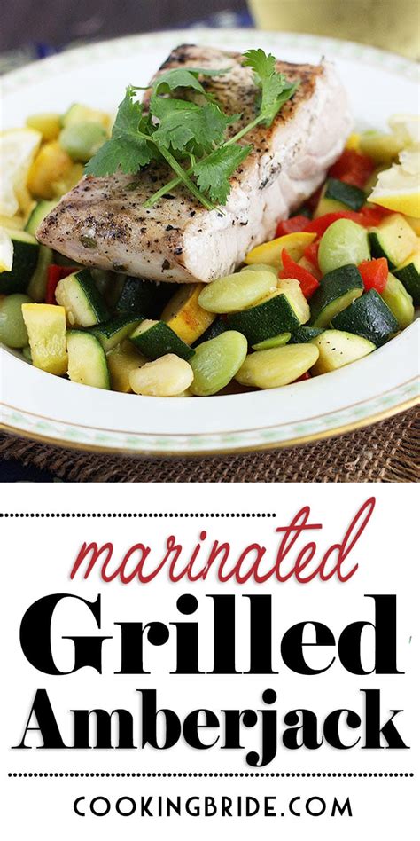 Grilled Amberjack | The Cooking Bride