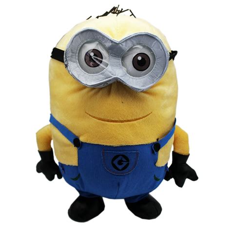 Despicable Me Bob the Minion Plush Toy With Secret Zipper Pocket (13in) - Walmart.com - Walmart.com