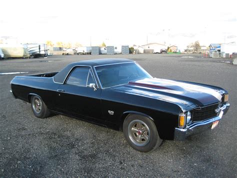 1972 Chevrolet El Camino SS 454, Auto, Air, Black, Nice driver, Supper straight