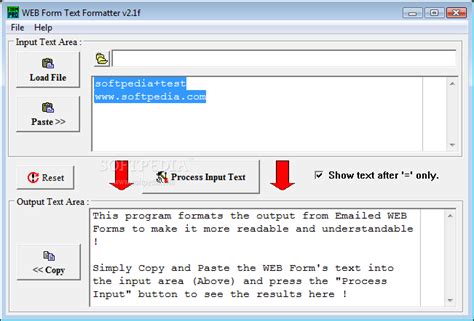 Download WEB Form Text Formatter