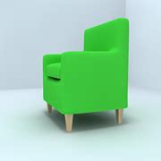 ArchiBit Generation s.r.l. - 3D models - sofa - Ikea_small_armchair