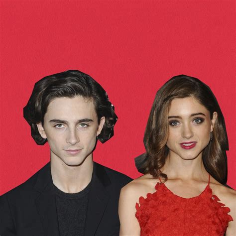 El Internet jura que Timothée Chalamet y Natalia Dyer son gemelos (y ...