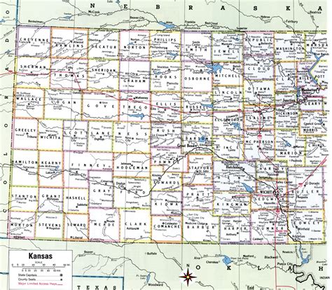 Kansas County Map With Cities | Living Room Design 2020