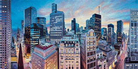 Interview: Photorealistic Paintings Put You at the Center of Cities ...