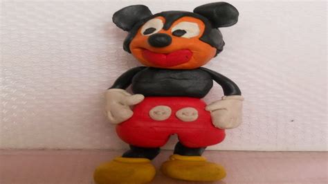 Mickey Mouse Kids Play 3D Modeling Clay-How To Make Mickey Mouse with Play Dough - YouTube