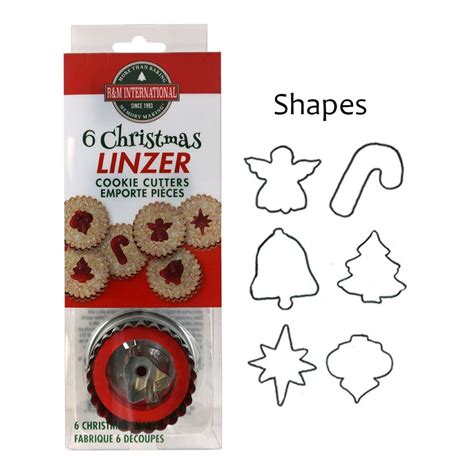 Christmas Linzer Cookie Cutter Set | The Cookie Cutter Shop