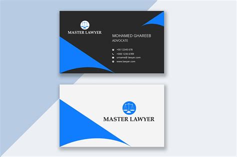 Lawyer Business Card | Business Card Templates ~ Creative Market