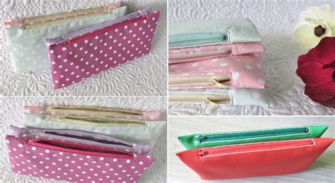 Use this pouch pattern bundle and learn to sew pouches.