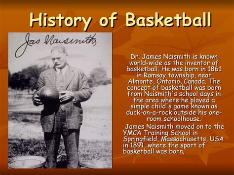 History Of Basketball | PPT