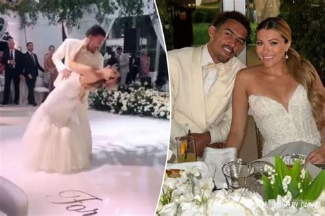 Trae Young marries fiancee Shelby Miller in Bahamas destination wedding ...