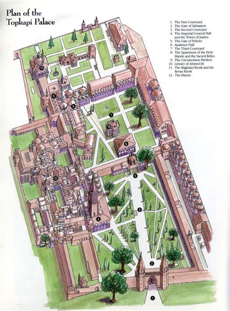 Topkapi Palace Map