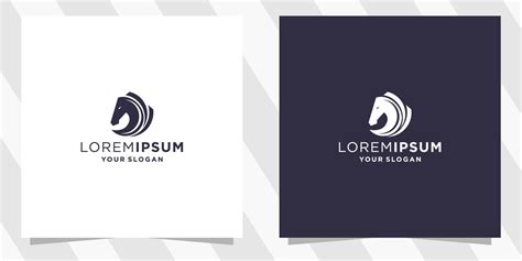 horse logo design template 10942111 Vector Art at Vecteezy