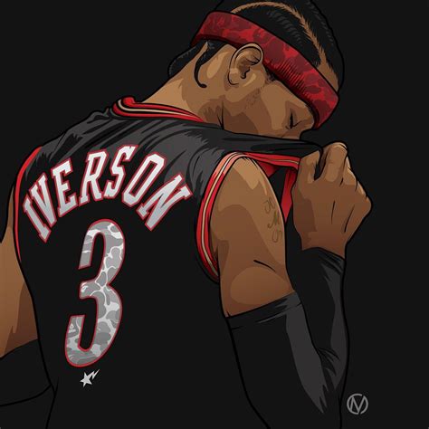 Allen Iverson Cartoon Wallpapers - Top Free Allen Iverson Cartoon ...