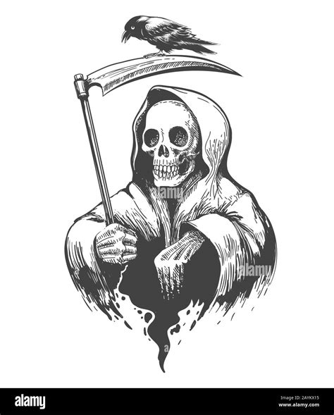 Death Skull Drawing