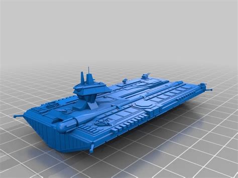 Download free 3MF file USS Saratoga - Space Above and Beyond • 3D printing design ・ Cults