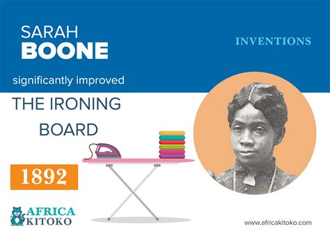 Sarah Boone, the American inventor who improved the ironing board ...