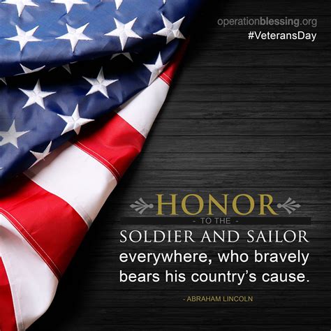 Happy Veterans Day! "Honor the soldier and sailor everywhere, who ...