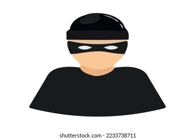 Thief Mask Vector Colored Stock Vector (Royalty Free) 2233738711 | Shutterstock