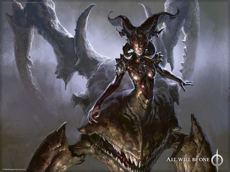 Sheoldred, Whispering One MtG Art from New Phyrexia Set by Jana ...