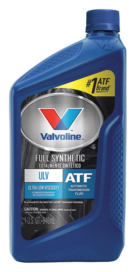 VALVOLINE Transmission Fluid, Red, 1 qt Size - 60KT39|888460 - Grainger