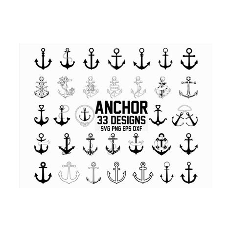 Anchor SVG / Nautical SVG/ Anchor Clipart / Cut File for Cri - Inspire Uplift