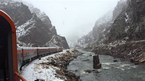 Snow at Royal Gorge Colorado - Royal Gorge Railroad - YouTube