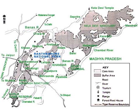 Safari Zones of Ranthambore National Park | Tigerwalah