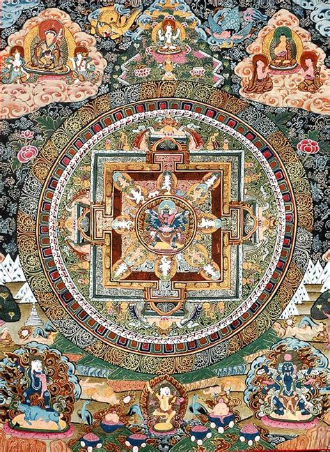 Vajrayana mandala | Тибетское искусство, Мандала, Духовное искусство