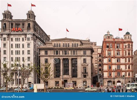 3 Buildings Along Bund, Shanghai, China Editorial Image - Image of ...