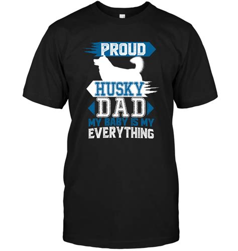 Proud Husky Dad Unisex Tshirt